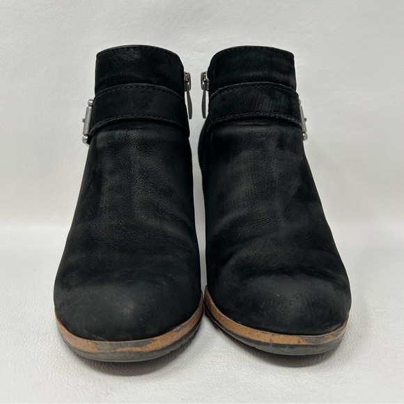 Caslon Black Suede Side Zip Wedge Heel Ankle Bootie Boots, Women’s EU 36M - Picture 7 of 12